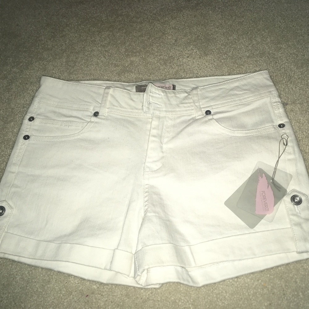 White Shorts